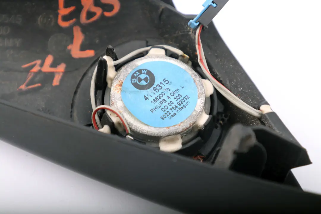 Trójkąt Osłona Lewa Drzwi Głośnik do BMW Z4 E85 E86 o numerze 7016645 BMW Z4 E85 E86 Trójkąt Osłona Lewa Drzwi Głośnik - SKU 7016645 - Numer Części 7016645