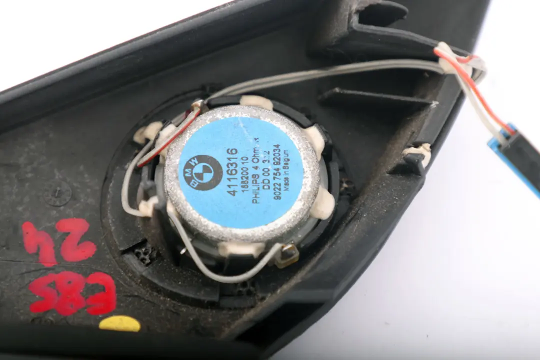 BMW Z4 E85 E86 Esquina Moldura Puerta Twitter Con Tapa Derecha - SKU 7016646 - Número de pieza 7016646