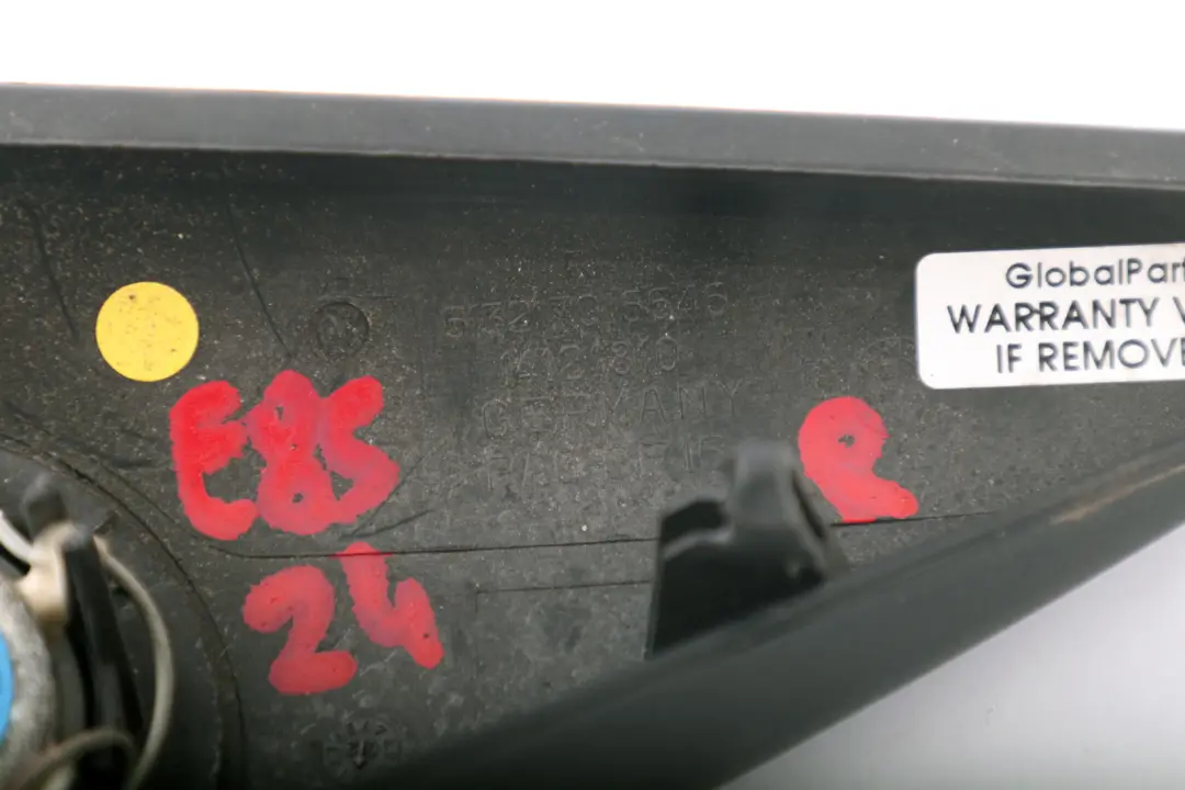 Osłona Głośnik Trójkąt Drzwi Prawy do BMW E85 Z4 o numerze 7016646 BMW E85 Z4 Osłona Głośnik Trójkąt Drzwi Prawy - SKU 7016646 - Numer Części 7016646