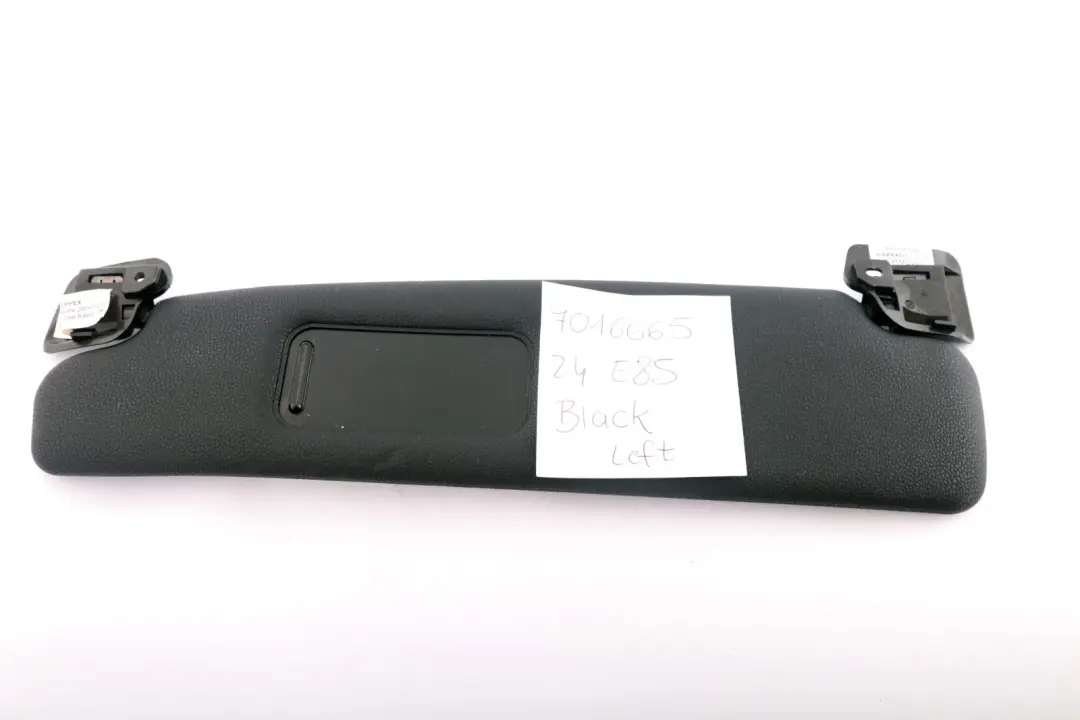 Sun Visor With Mirror Schwarz Black Left N/S to BMW Z4 E85 with Part number 7016665 BMW Z4 E85 Sun Visor With Mirror Schwarz Black Left N/S - SKU 7016665 - Part number 7016665