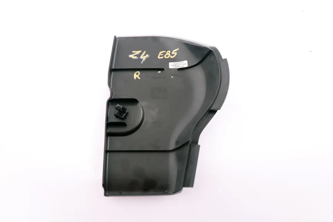 BMW Z4 Series E85 Trunk Panel Trim Cover Right O/S Covering Black - SKU 7016686 - Part number 7016686