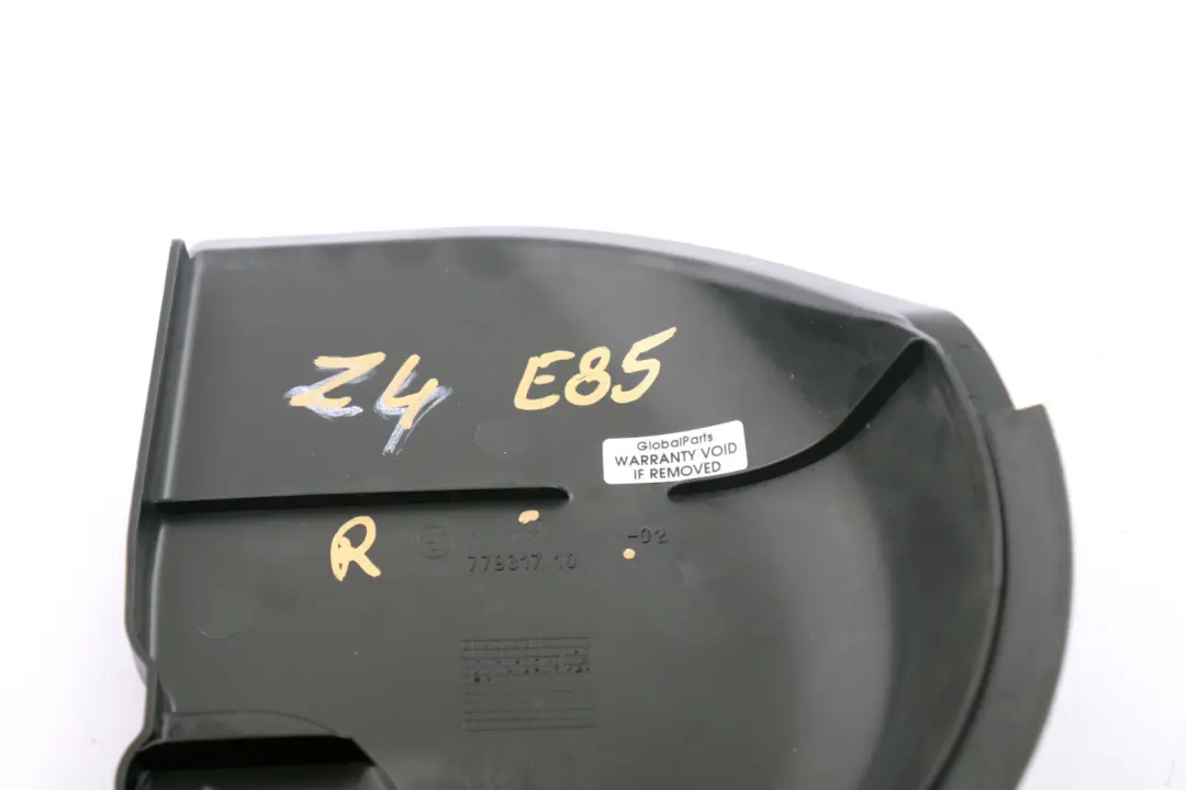 BMW Z4 er E85 Roadster Blende Aussen Rechts Schwarz - SKU 7016686 - Teilenummer 7016686