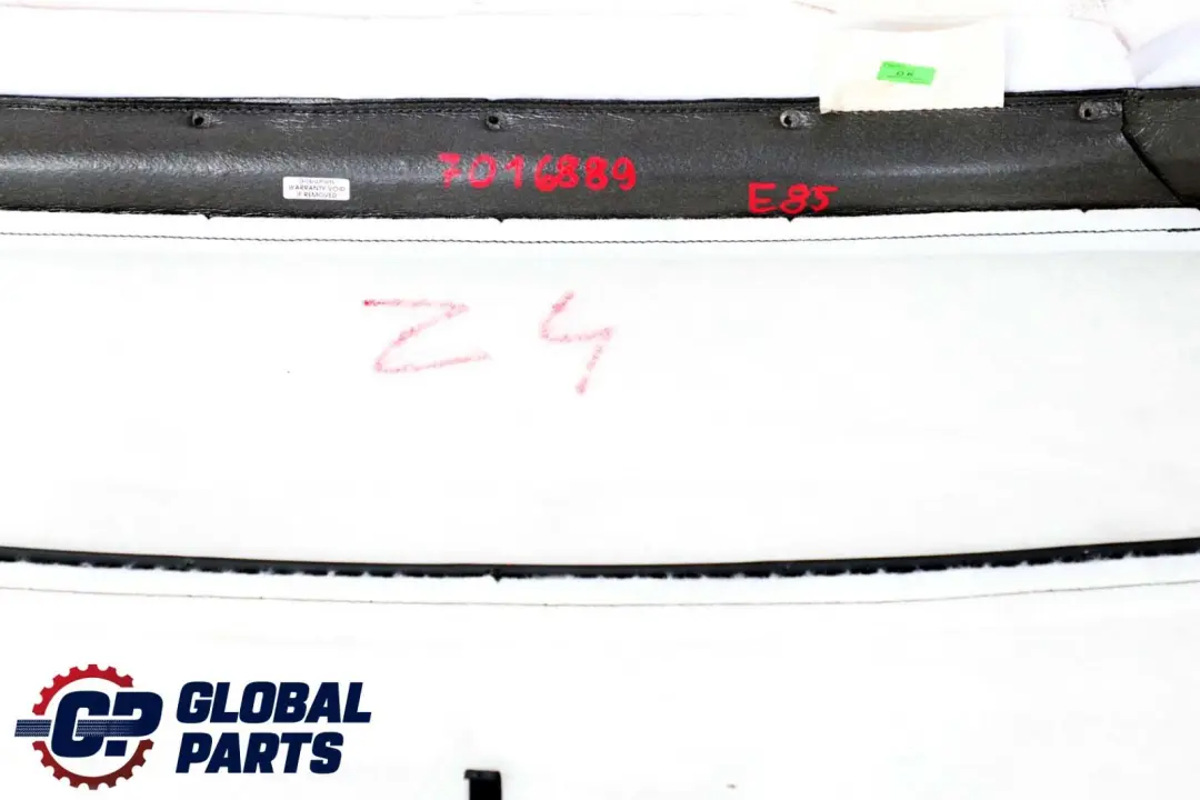 Rivestimento in tessuto per il capo fodera nera per BMW Z4 E85 Roadster Cabrio con numero di parte 7016889 BMW Z4 E85 Roadster Cabrio Rivestimento in tessuto per il capo fodera nera - SKU 7016889 - Numero di parte 7016889