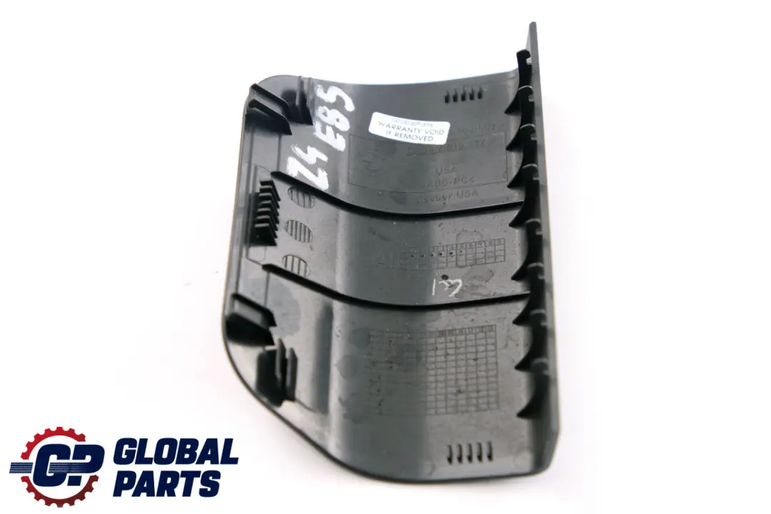 Centro De Cubierta Plegable Tapa Panel Trim para BMW Z4 Serie E85 con número de pieza 7016892 BMW Z4 Serie E85 Centro De Cubierta Plegable Tapa Panel Trim - SKU 7016892 - Número de pieza 7016892