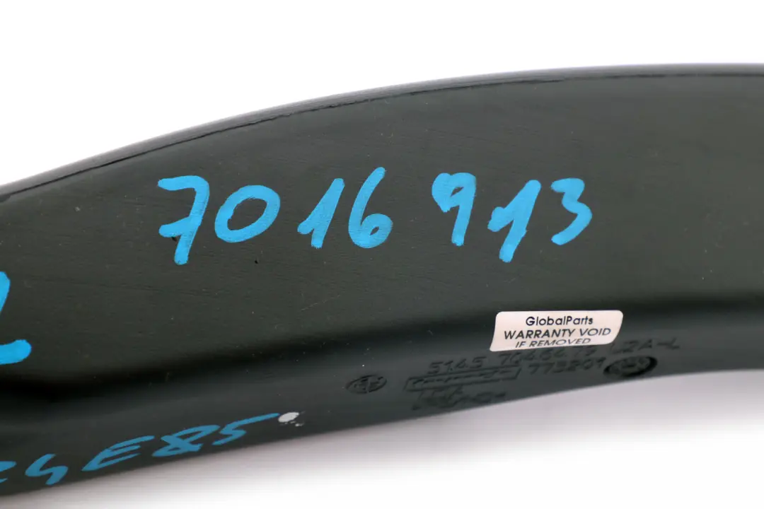 Kanał nawiewu zimnego powietrza Lewy do BMW E85 E86 o numerze 7016913 BMW E85 E86 Kanał nawiewu zimnego powietrza Lewy - SKU 7016913 - Numer Części 7016913