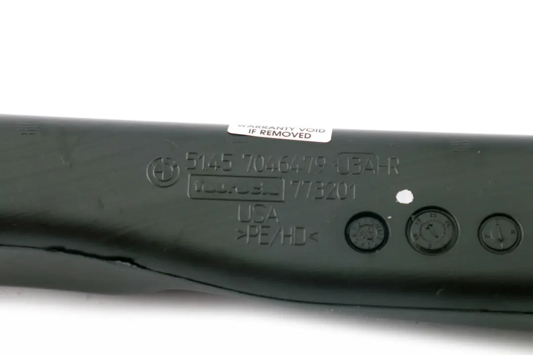 Conduit ventilation d'air froid Tableau bord Tableau bord droit pour BMW Z4 E85 E86 à propos du numéro de pièce 7016914 BMW Z4 E85 E86 Conduit ventilation d'air froid Tableau bord Tableau bord droit - SKU 7016914 - Numéro de pièce 7016914