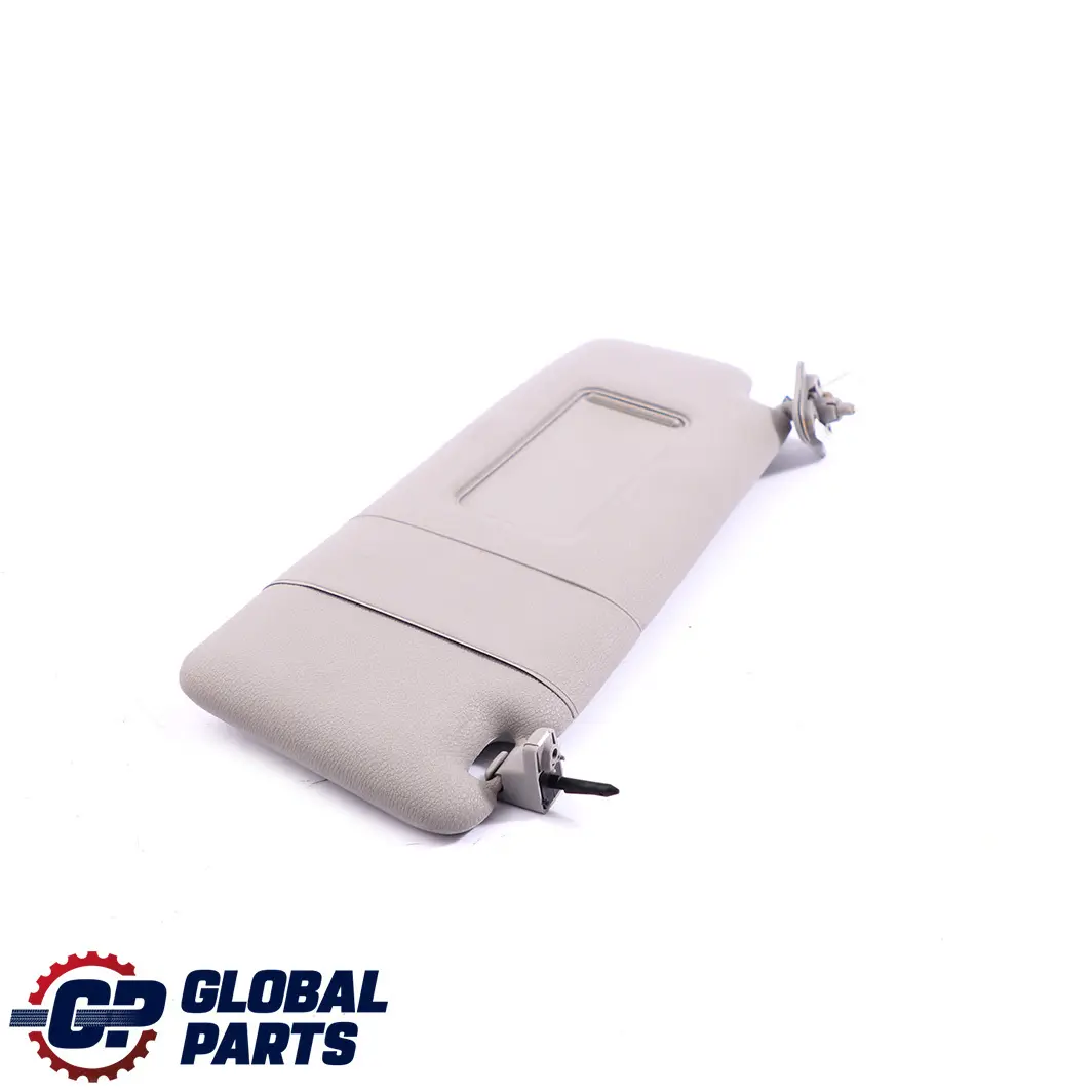 BMW 7 E65 E66 1 Sun Visor Lamp Light Cover Left N/S Leather Steingrau Grey - SKU 7017791-1 - Part number 7017791