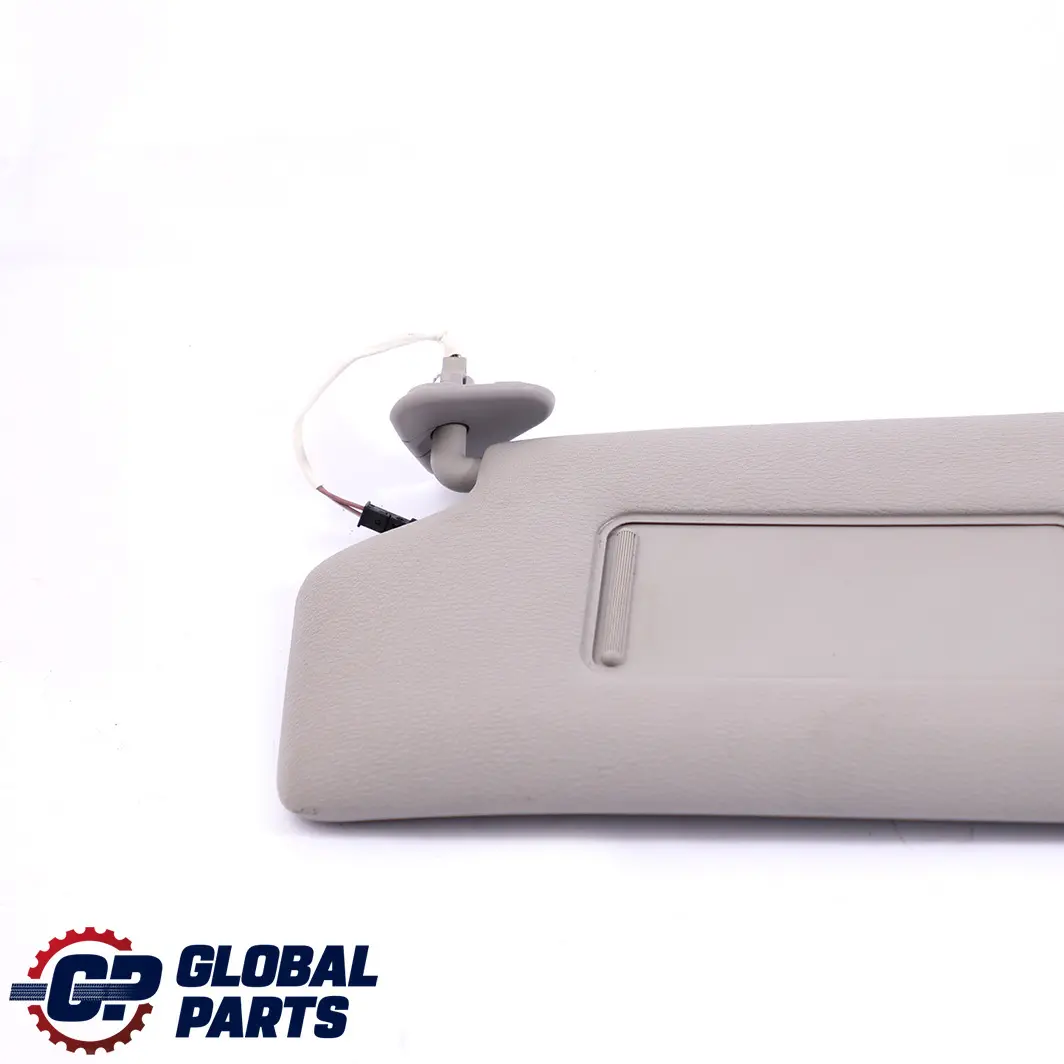 Sun Visor Lamp Light Cover Left N/S Leather Steingrau Grey to BMW 7 E65 E66 1 with Part number 7017791 BMW 7 E65 E66 1 Sun Visor Lamp Light Cover Left N/S Leather Steingrau Grey - SKU 7017791-1 - Part number 7017791