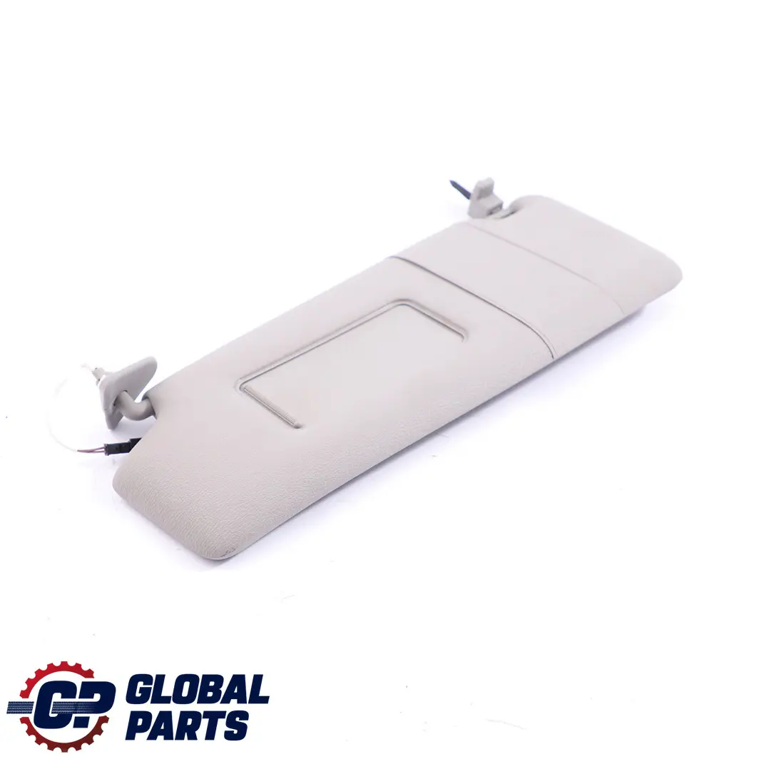 BMW 7 E65 E66 1 Sun Visor Lamp Light Cover Left N/S Leather Steingrau Grey - SKU 7017791-1 - Part number 7017791