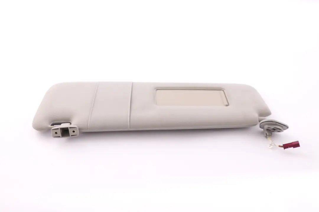 BMW 7 Series E65 E66 Sun Visor Lamp Light Cover Left N/S Cloth Steingrau Grey - SKU 7017791 - Part number 7017791