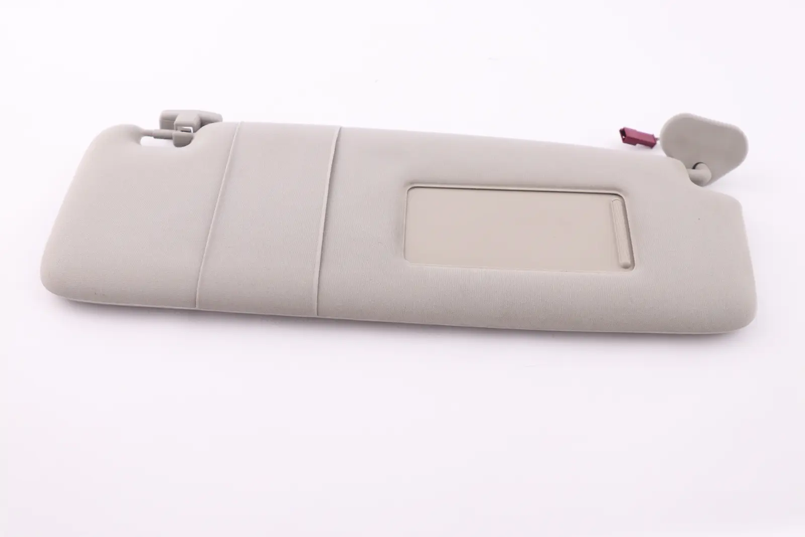 BMW E65 E66 Parasole Tessuto con Specchio Destra Steingrau Grigio