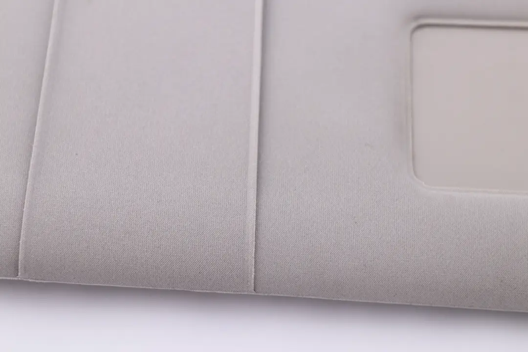 Sun Visor Lamp Light Cover Right O/S Cloth Steingrau Grey to BMW E65 E66 with Part number 7017792 BMW E65 E66 Sun Visor Lamp Light Cover Right O/S Cloth Steingrau Grey - SKU 7017792 - Part number 7017792