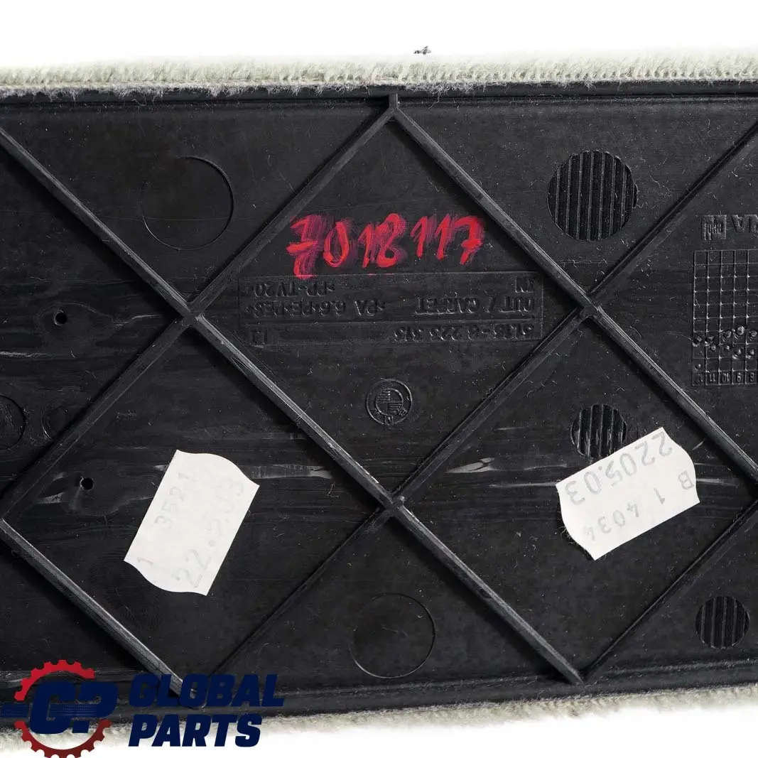BMW E65 E66 Capot Console Centrale Arriere Gauche Steingr?n - SKU 7018117 - Numéro de pièce 8223313
