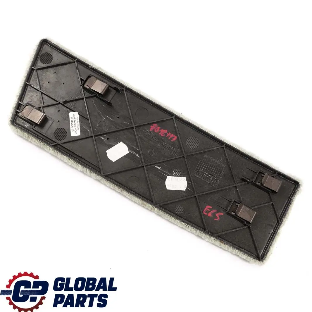 BMW E65 E66 Capot Console Centrale Arriere Gauche Steingr?n - SKU 7018117 - Numéro de pièce 8223313