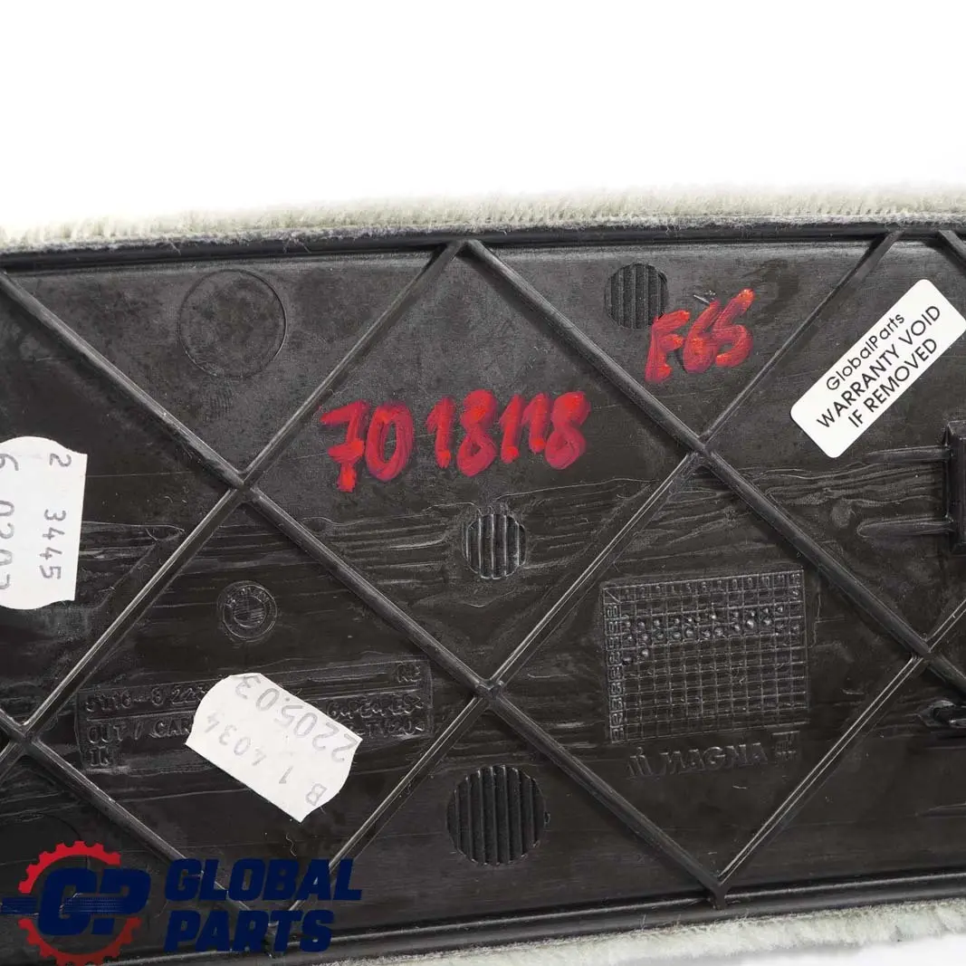 BMW E65 E66 Panel Konsoli Tył Prawy - SKU 7018118 - Numer Części 8223314