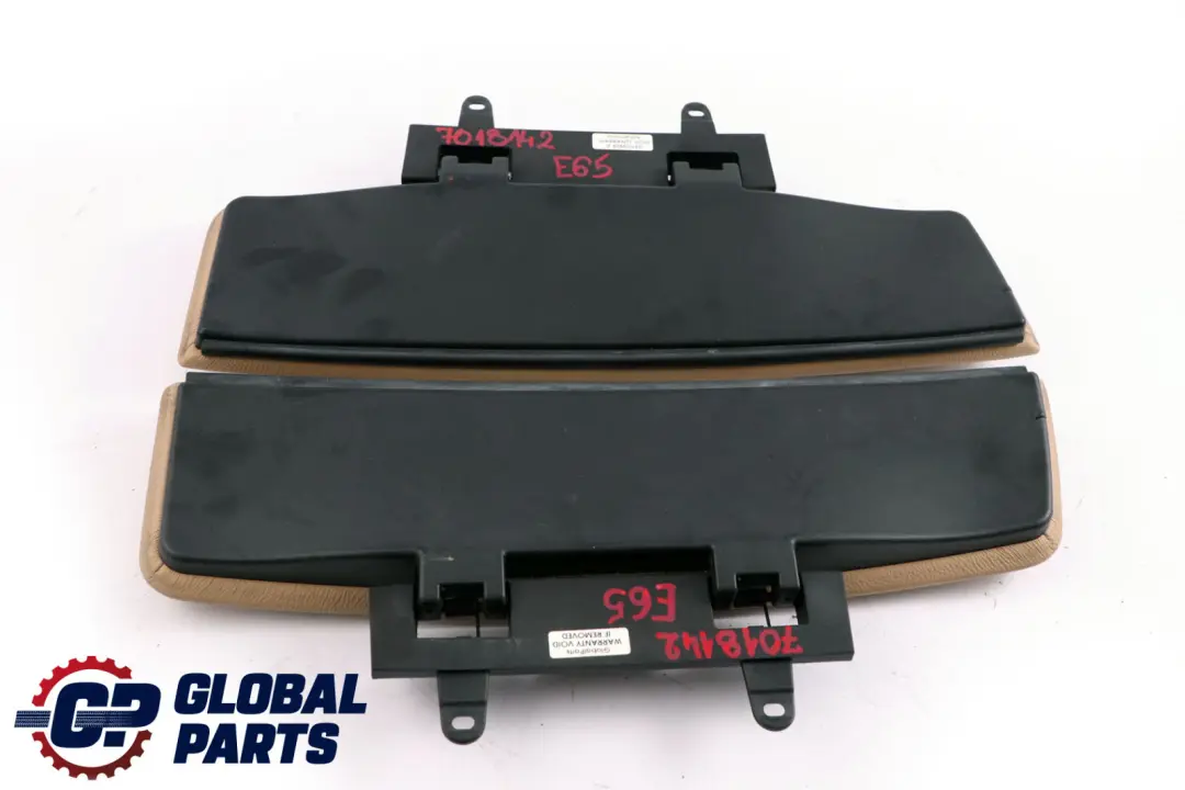 Set Cover Centre Armrest Front Leather Beige to BMW 7 Series E65 E66 E67 with Part number 7018142 BMW 7 Series E65 E66 E67 Set Cover Centre Armrest Front Leather Beige - SKU 7018142-1 - Part number 7018142