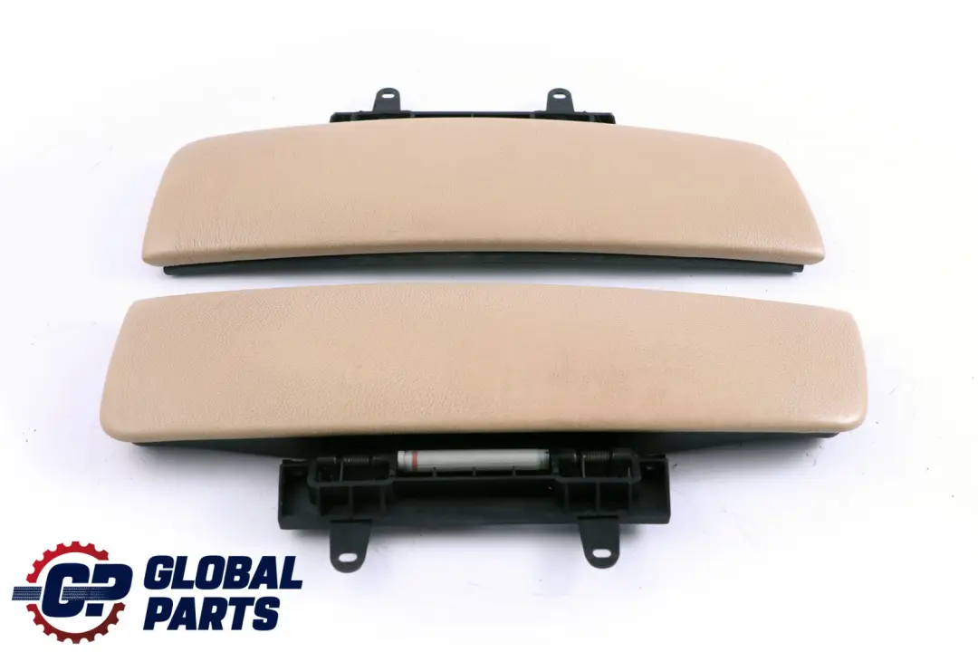 BMW 7 Series E65 E66 E67 Set Cover Centre Armrest Front Leather Beige - SKU 7018142-1 - Part number 7018142