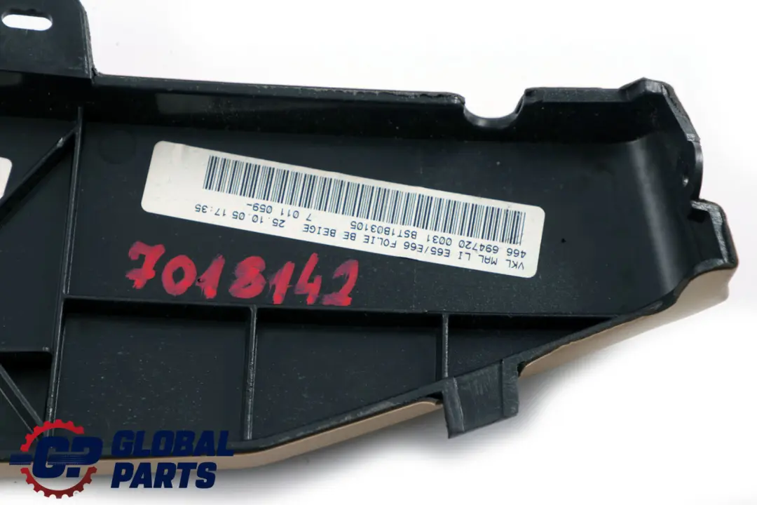 BMW 7 Series E65 E66 E67 Set Cover Centre Armrest Front Leather Beige - SKU 7018142 - Part number 7018142