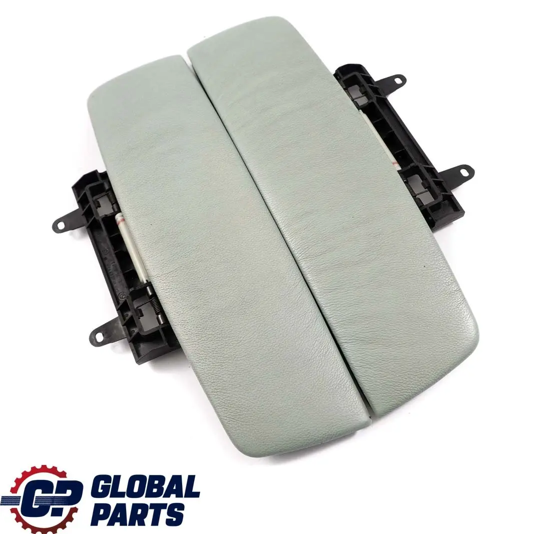 BMW 7 Series E65 E66 Set Cover Centre Armrest Front Leather Stone Green - SKU 7018144 - Part number 7018144