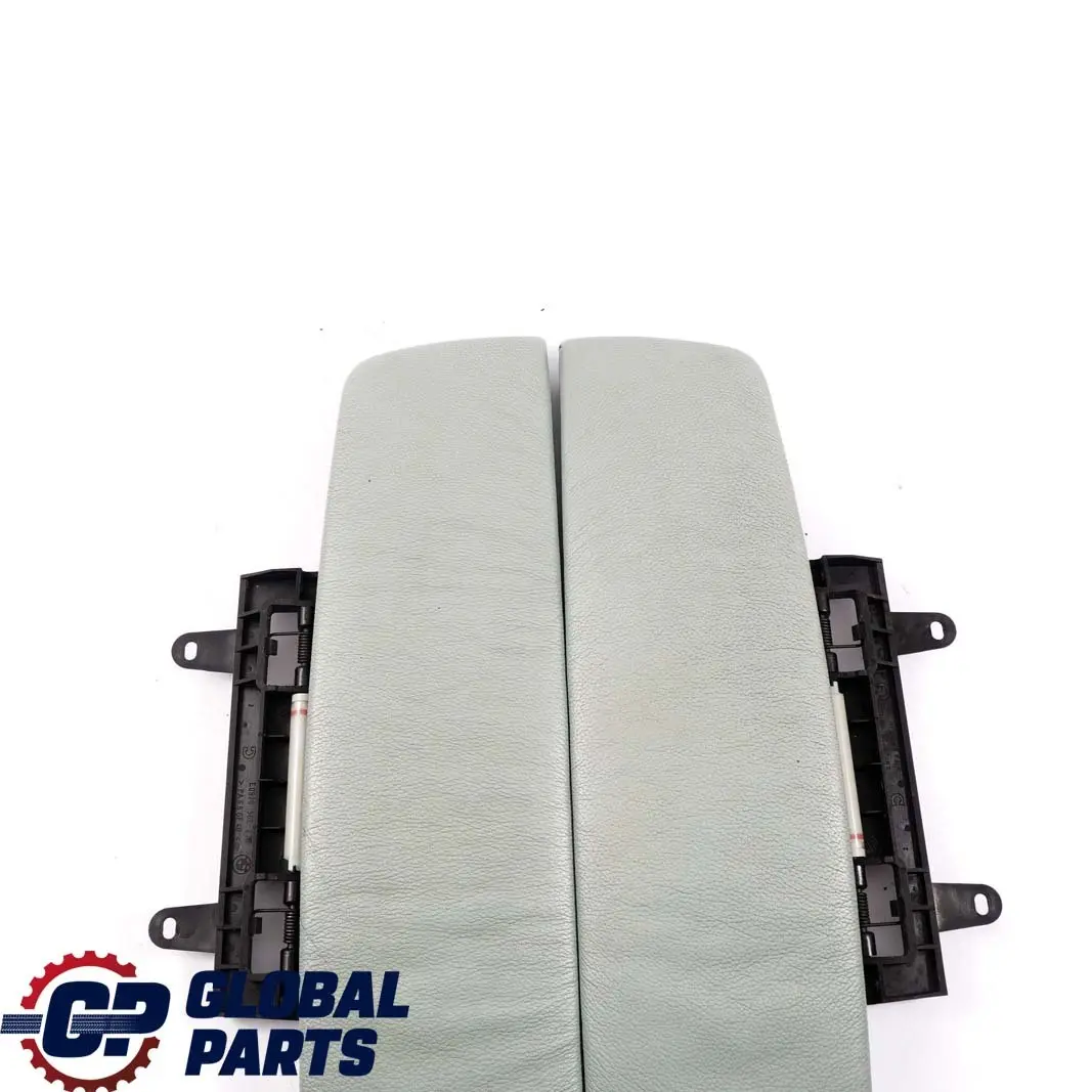 BMW 7 Series E65 E66 Set Cover Centre Armrest Front Leather Stone Green - SKU 7018144 - Part number 7018144