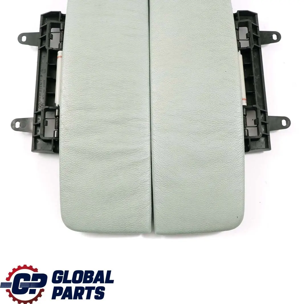 BMW E65 E66 E67 Set Coperchio Bracciolo Centrale Pelle Steingr?n - SKU 7018144 - Numero di parte 7018144