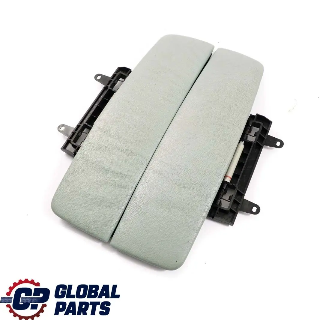 BMW 7 Series E65 E66 Set Cover Centre Armrest Front Leather Stone Green - SKU 7018144 - Part number 7018144