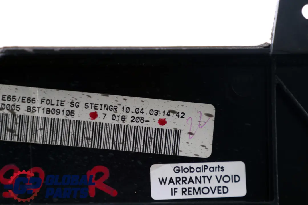 BMW 7 Series E65 E66 Trim Panel Centre Armrest Right STEINGRÜN O/S - SKU 7018206 - Part number 7018206