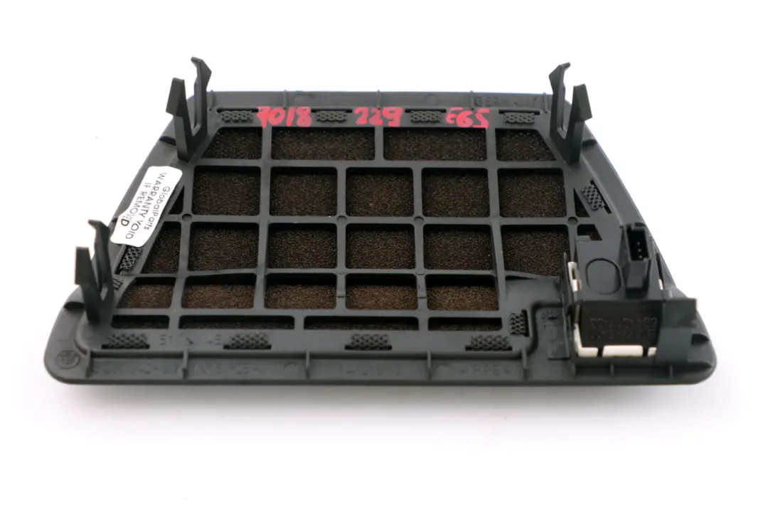 BMW 7 er E65 E66 Blende Lautsprecher Verkleidung Schwarz 8261042 - SKU 7018229 - Teilenummer 7018229