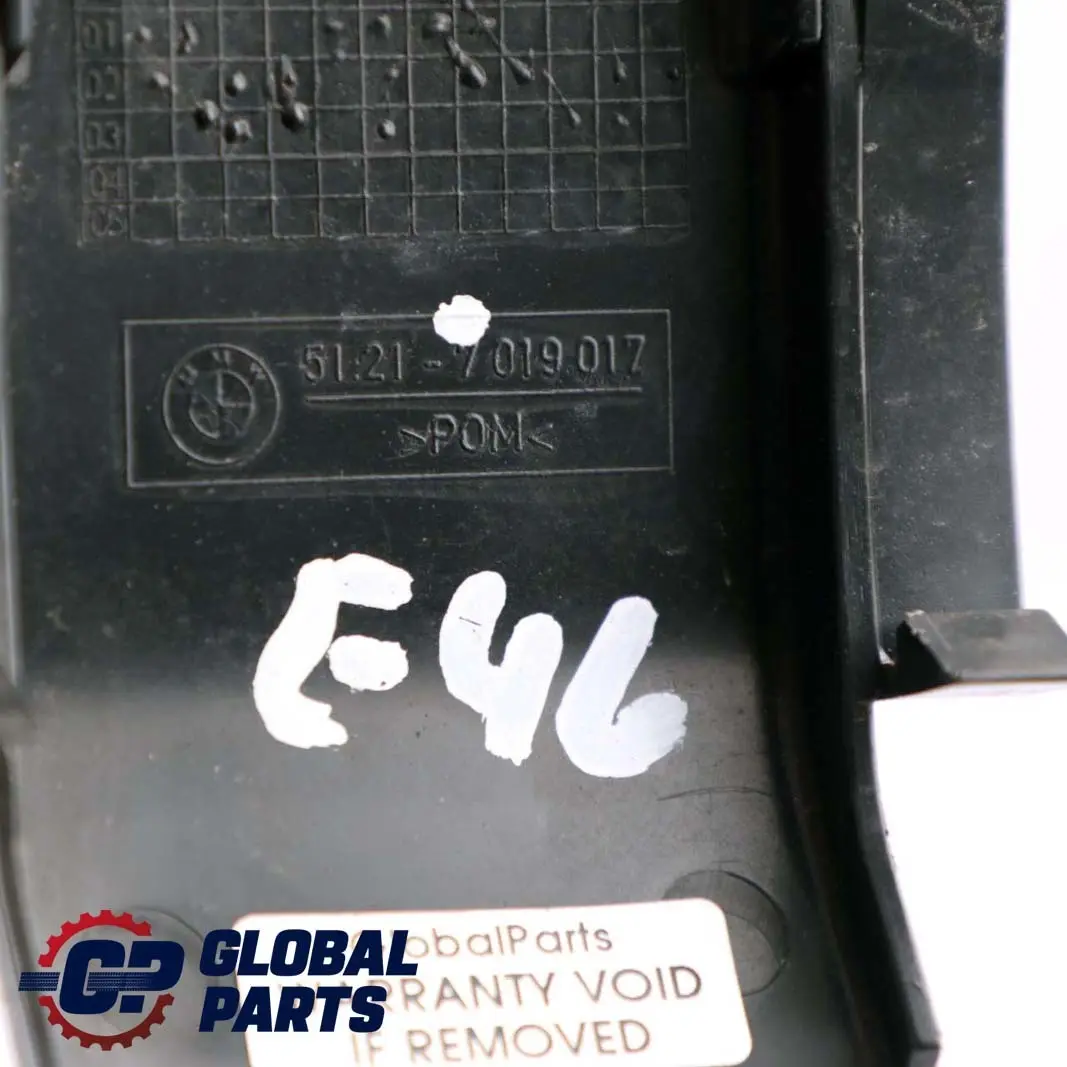 Bracket Bowden Cable Front Door to BMW 3 Series E46 Compact with Part number 7019017 BMW 3 Series E46 Compact Bracket Bowden Cable Front Door - SKU 7019017 - Part number 7019017