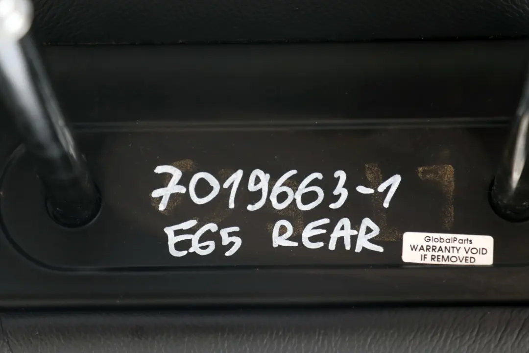 BMW 7 Reihe E65 1 Rücksitz links rechts Leder-Kopfstütze Schwarz Black 701966 - SKU 7019663-1 - Teilenummer 7019663