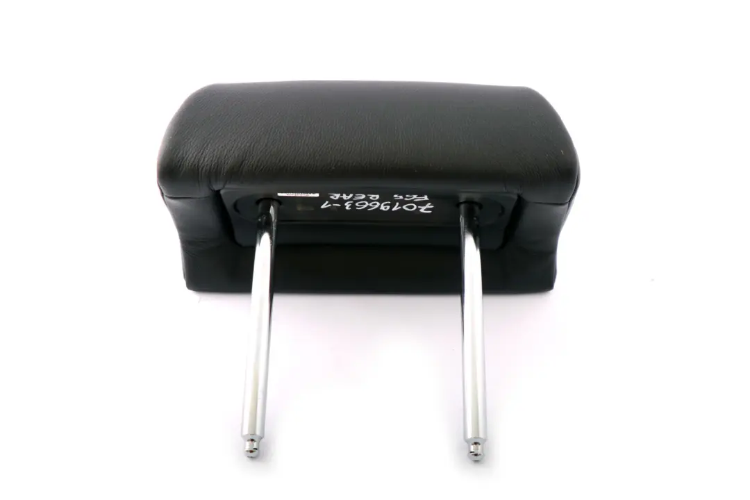 Left Right N/O/S Leather Headrest Black to BMW 7 Series E65 Rear Seat with Part number 7019663 BMW 7 Series E65 Rear Seat Left Right N/O/S Leather Headrest Black - SKU 7019663-1 - Part number 7019663