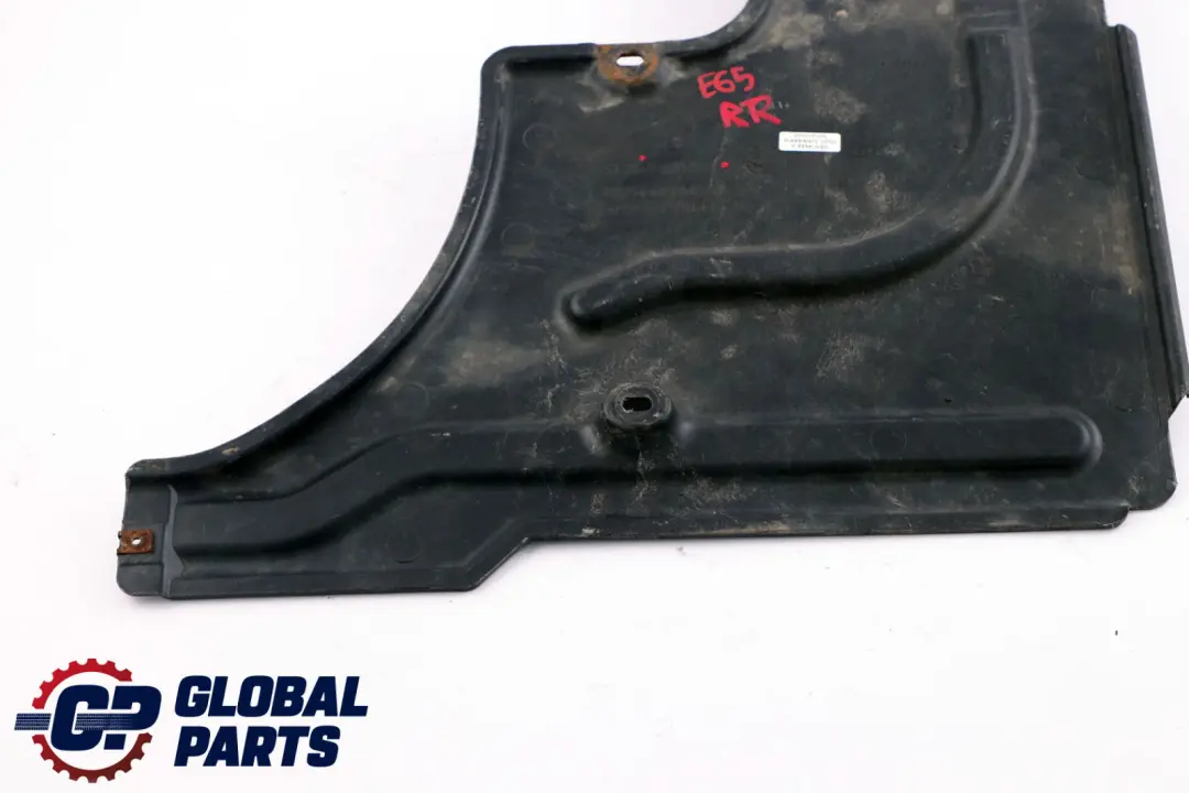 BMW E65 Prawa Płyta Osłona Podwozia Tylna Tył - SKU 7020538 - Numer Części 51717020538