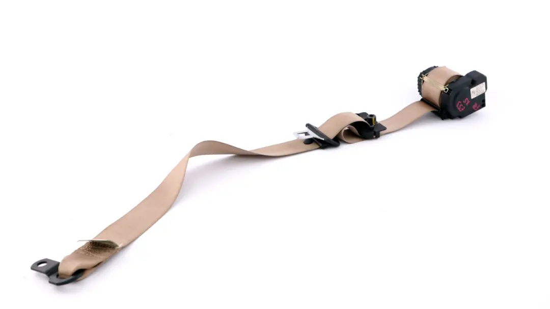 Upper Belt With Force Limiter Front Right O/S Light Beige to BMW X5 E53 with Part number 7021966 BMW X5 E53 Upper Belt With Force Limiter Front Right O/S Light Beige - SKU 7021966 - Part number 7021966