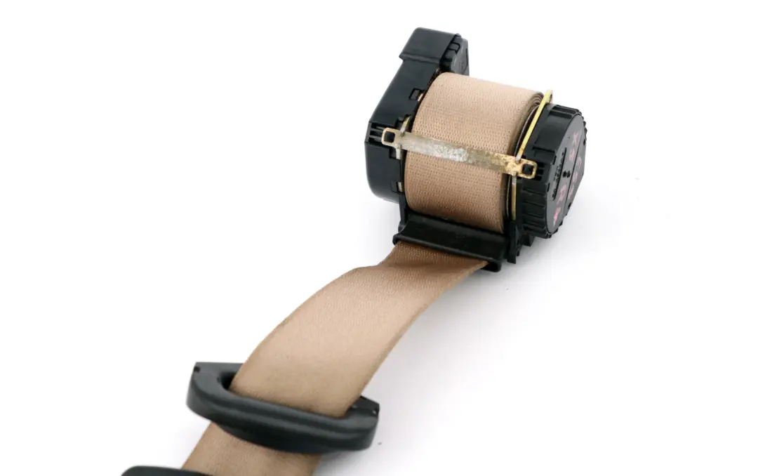 Upper Belt With Force Limiter Front Right O/S Light Beige to BMW X5 E53 with Part number 7021966 BMW X5 E53 Upper Belt With Force Limiter Front Right O/S Light Beige - SKU 7021966 - Part number 7021966