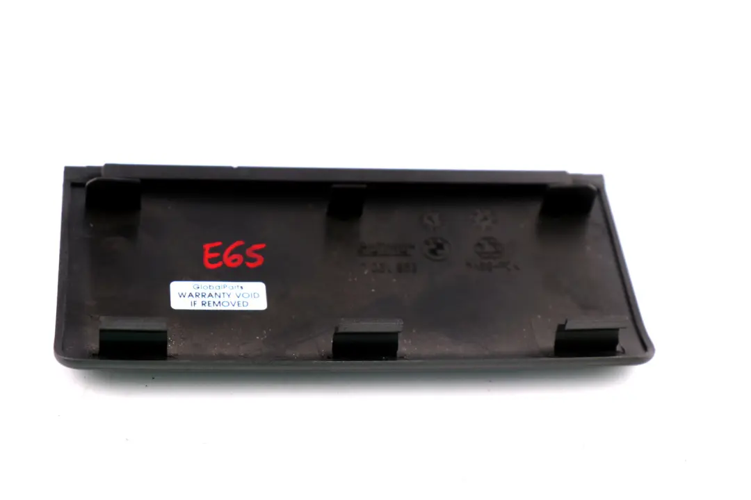 BMW 7 Series E65 E66 E67 Front Console Insert Dark Silver - SKU 7021983 - Part number 7021983