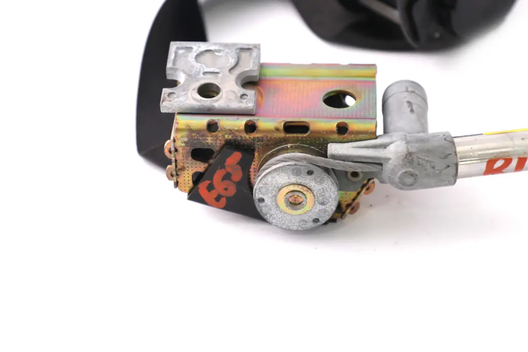 BMW E65 E66 Membrure Superieure Arriere Gauche Ceinture de Securite Noir - SKU 7022401 - Numéro de pièce 7022401