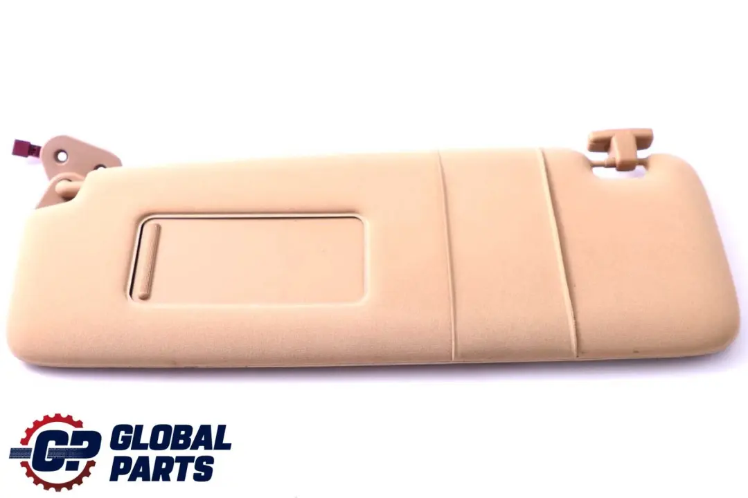 BMW 7 Series E65 E66 Left N/S Sun Visor Make-up Lamp Illuminated Beige - SKU 7022765 - Part number 7022765