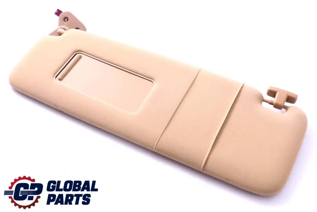 BMW E65 E66 Pare Soleil Gauche Avec Lampe Maquillage Éclairée Beige - SKU 7022765 - Numéro de pièce 7022765