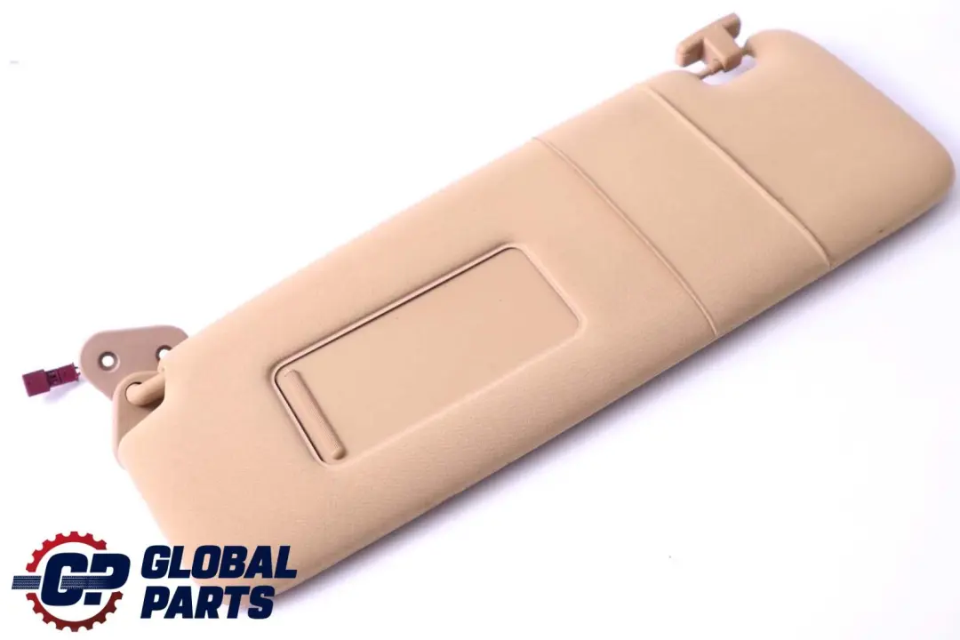 Left N/S Sun Visor Make-up Lamp Illuminated Beige to BMW E65 E66 with Part number 7022765 BMW E65 E66 Left N/S Sun Visor Make-up Lamp Illuminated Beige - SKU 7022765 - Part number 7022765