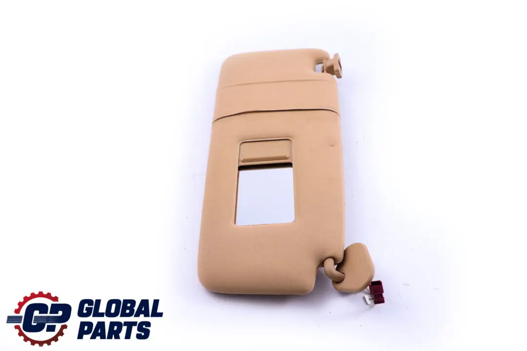 BMW 7 Series E65 E66 Sun Visor With Label Mirror Right O/S Beige - SKU 7022766 - Part number 7022766