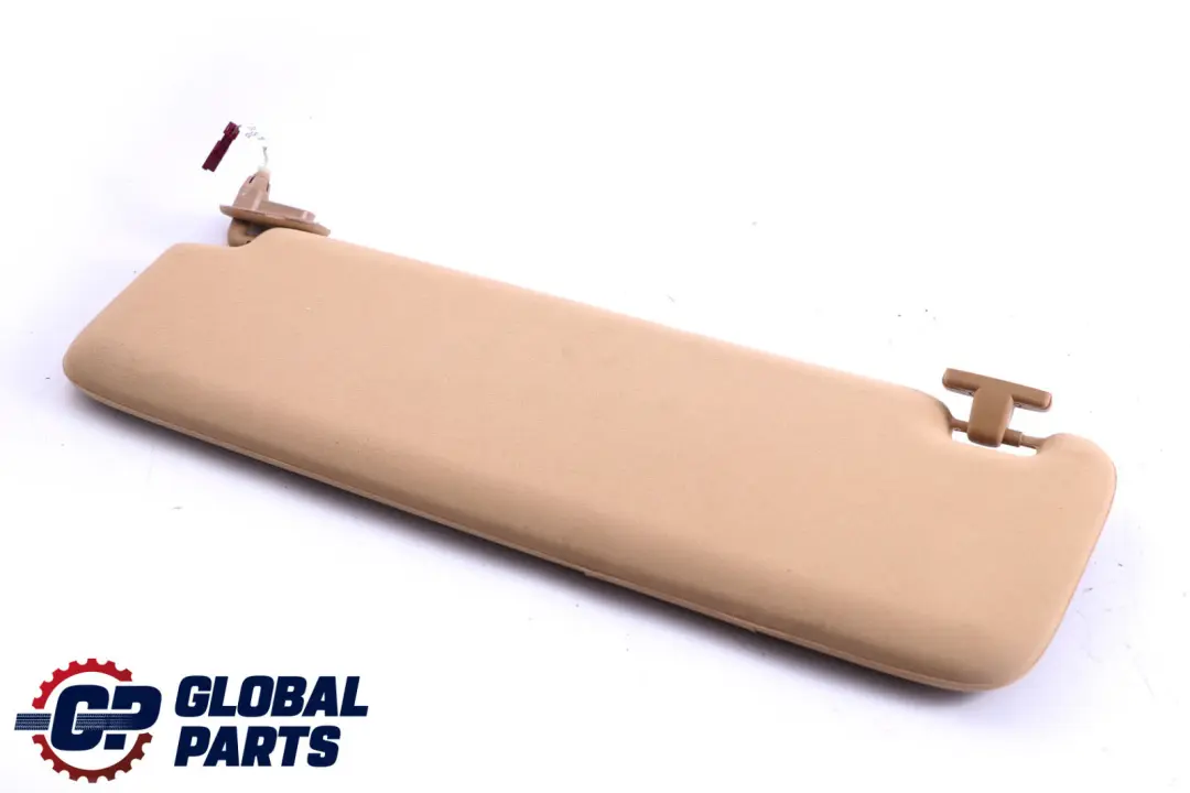 BMW E65 E66 Pare Soleil Droit Beige Avec Étiquette Rétroviseur - SKU 7022766 - Numéro de pièce 7022766