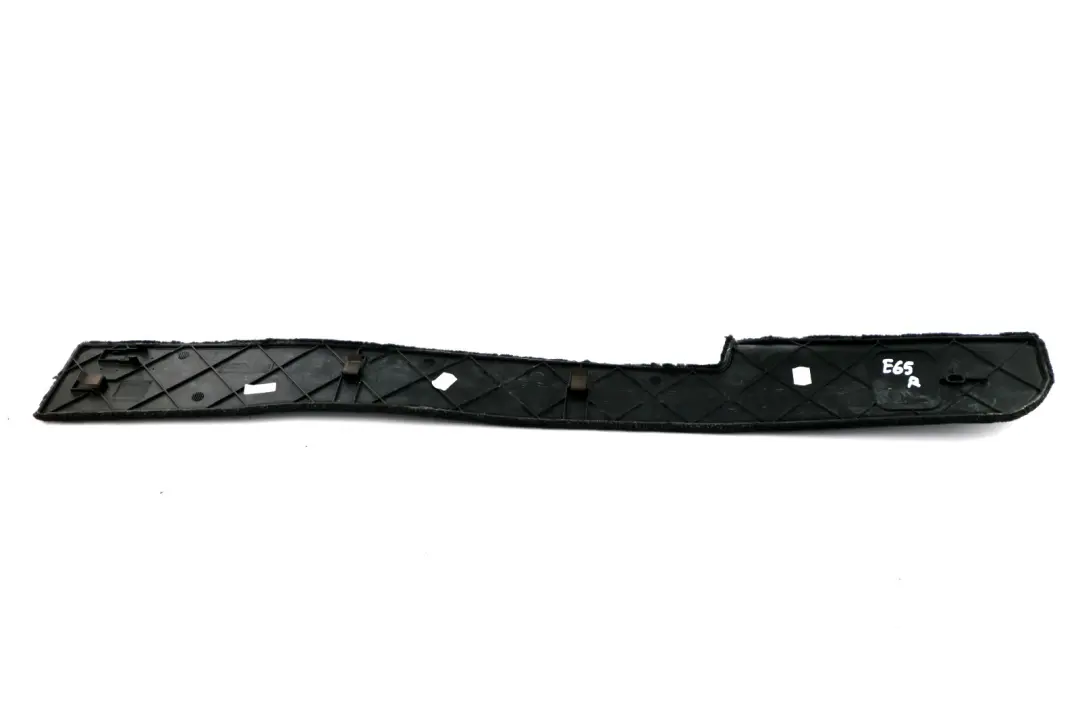 BMW E65 E66 Carenatura Consola Centrale Anteriore SX Antracite Black Nero - SKU 7022795 - Numero di parte 7022799