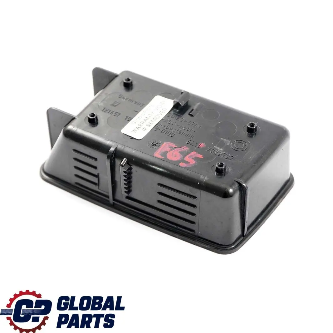 BMW E65 Consola Frontal Cenicero Insertar Almacenamiento Partición - SKU 7022797 - Número de pieza 7022797
