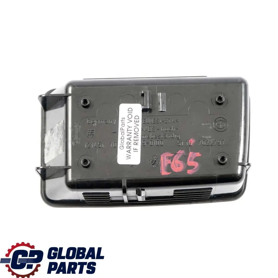 BMW E65 Consola Frontal Cenicero Insertar Almacenamiento Partición - SKU 7022797 - Número de pieza 7022797