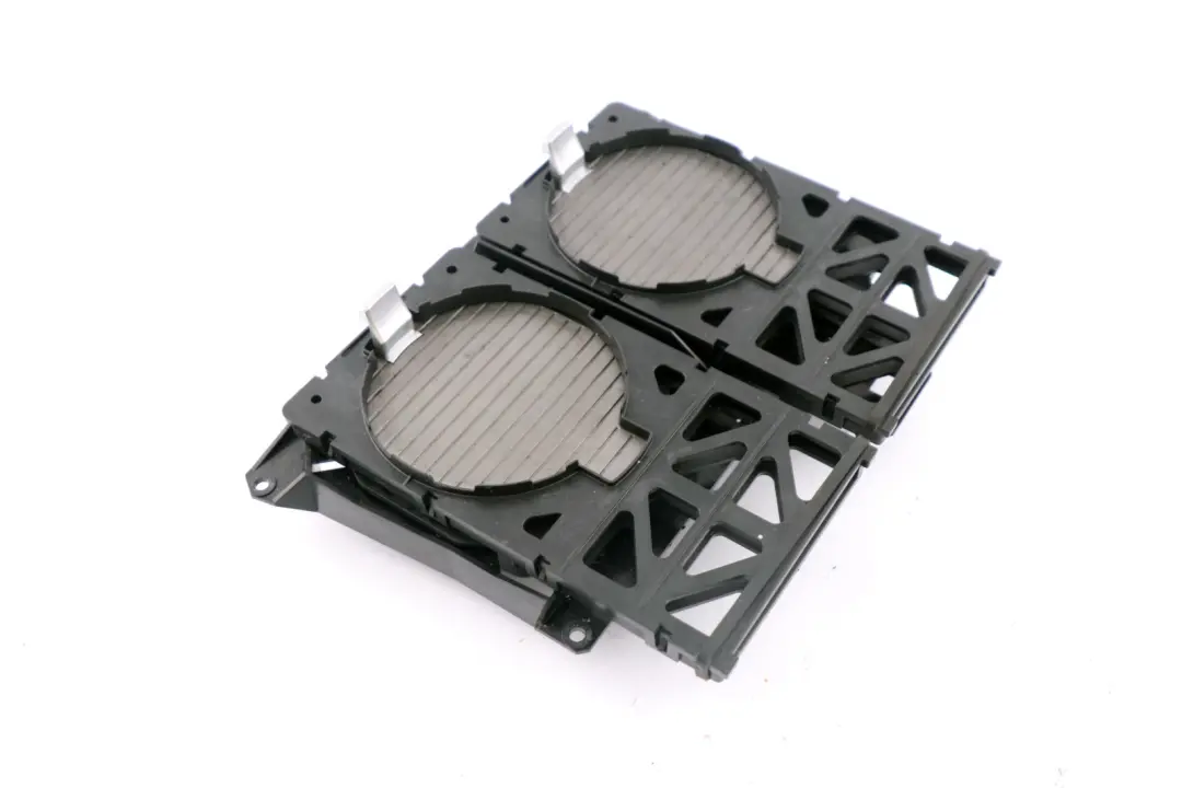 Consola Central Roller Slide Cup Holder Dark Silver para BMW E65 E66 E67 con número de pieza 7022816 BMW E65 E66 E67 Consola Central Roller Slide Cup Holder Dark Silver - SKU 7022816 - Número de pieza 7022816