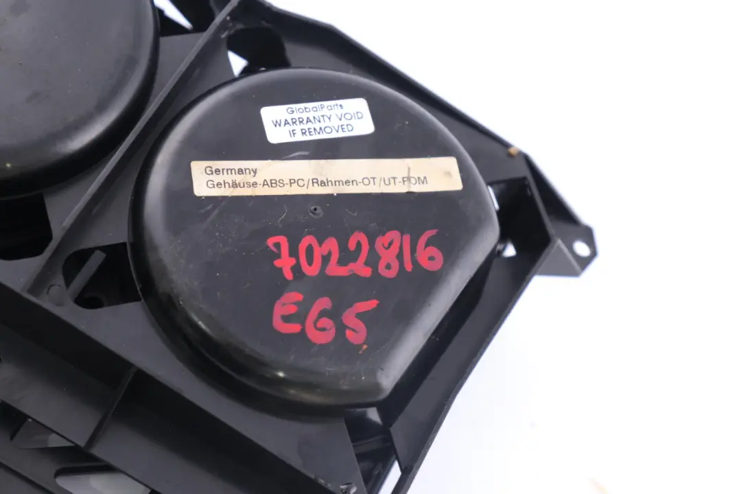 BMW E65 E66 E67 Portabicchieri A Rotelle Per Console Centrale Argento Scuro - SKU 7022816 - Numero di parte 7022816
