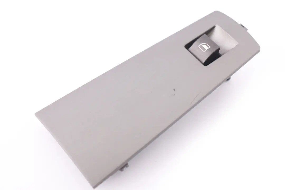 BMW 7 Series E65 Window Switch Finisher Trim Cover Front Passenger Grey - SKU 7024647 - Part number 7024647