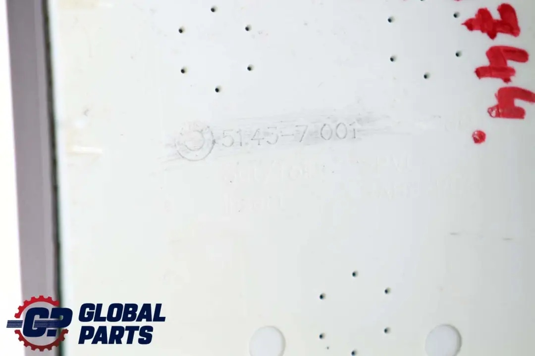 BMW E65 E66 Osłona słupka górna prawa beżowa beż - SKU 7024744 - Numer Części 7001980
