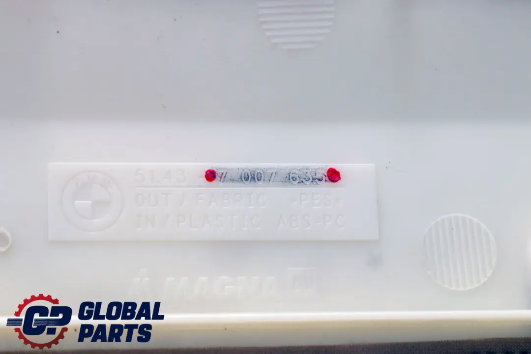 Trim Panel C-Column Rear Left N/S Beige 7007635 to BMW 7 Series E65 E66 Cover with Part number 7024757 BMW 7 Series E65 E66 Cover Trim Panel C-Column Rear Left N/S Beige 7007635 - SKU 7024757 - Part number 7024757