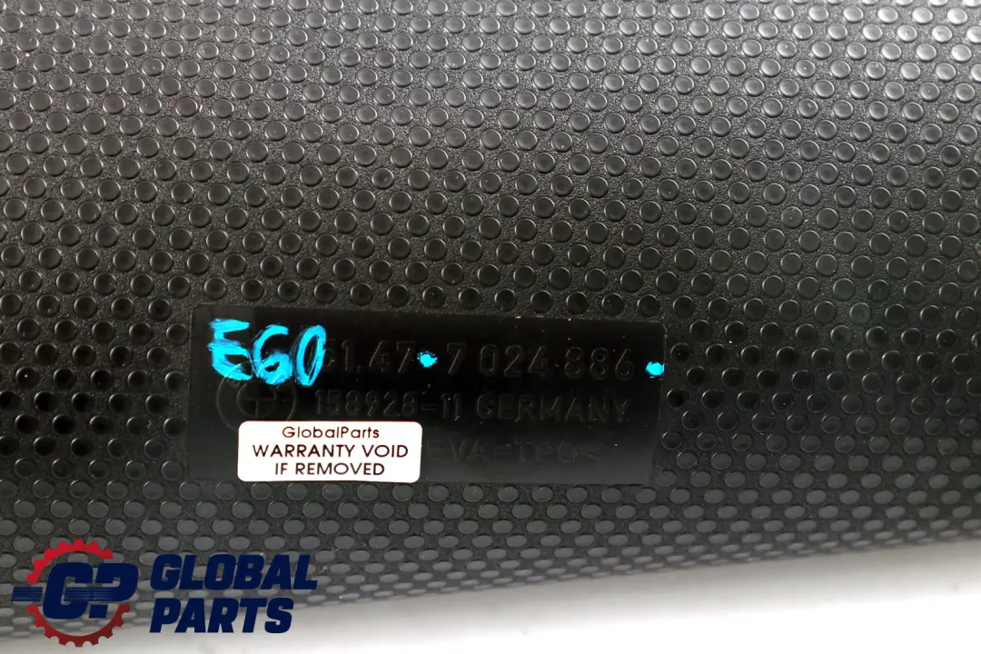 BMW E60 Trunk Lid Cargo Storage Floor Mat Carpet Insert Trim Cover - SKU 7024886 - Part number 7024886